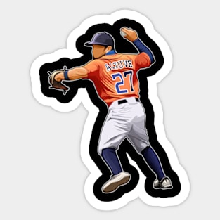 Jose Altuve #27 Throw Out Sticker